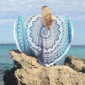 Best selling high absorbent microfiber round beach towel